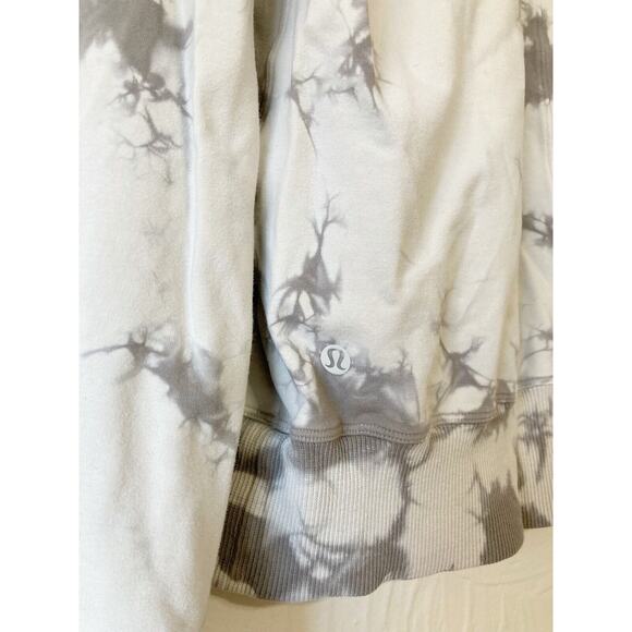 Lululemon Ready to Roll Crew Neck Sweatshirt Shibori Dove Grey Cement Grey - Picture 5 of 7